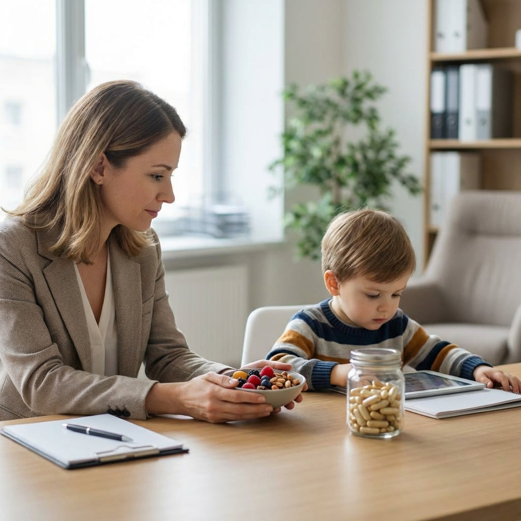Illustration for The Parent's Guide to Whole-Food Supplements for Improving Children's Natural Focus and Mental Well-being