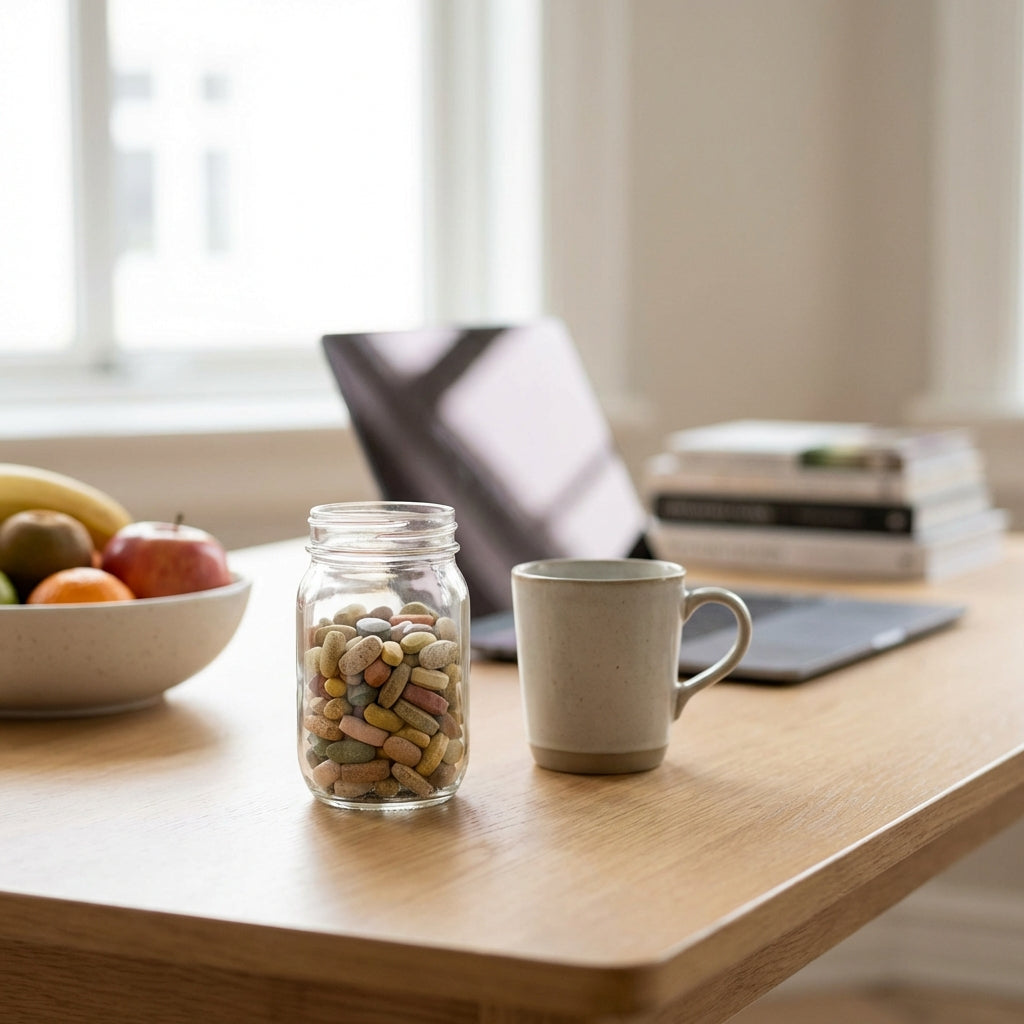 Illustration for Top Whole-Food Multivitamin Recommendations for Busy Parents Seeking Natural Energy and Mental Clarity